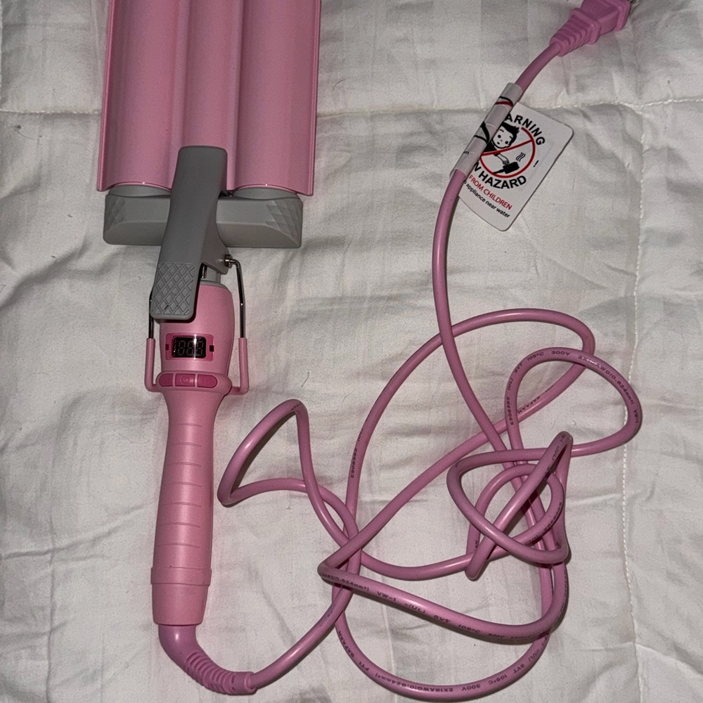 Mermade Hair iron Pro Waver 32mm in Pink